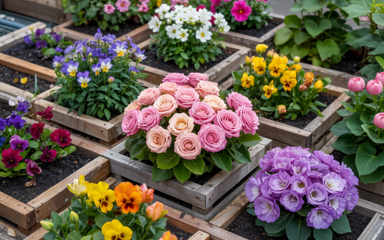Small Cut Flower Garden Layout
